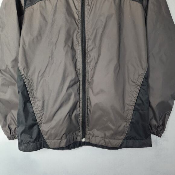 Columbia Kids Black / Gray Full Zip Windbreaker | Kids L (14/16) - Picture 3 of 11